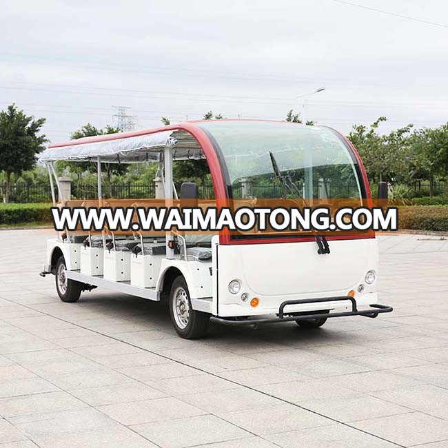 CE Certificated electric sightseeing mini bus with 23 seats